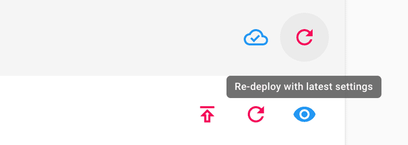 Clodui re-deploy with latest settings